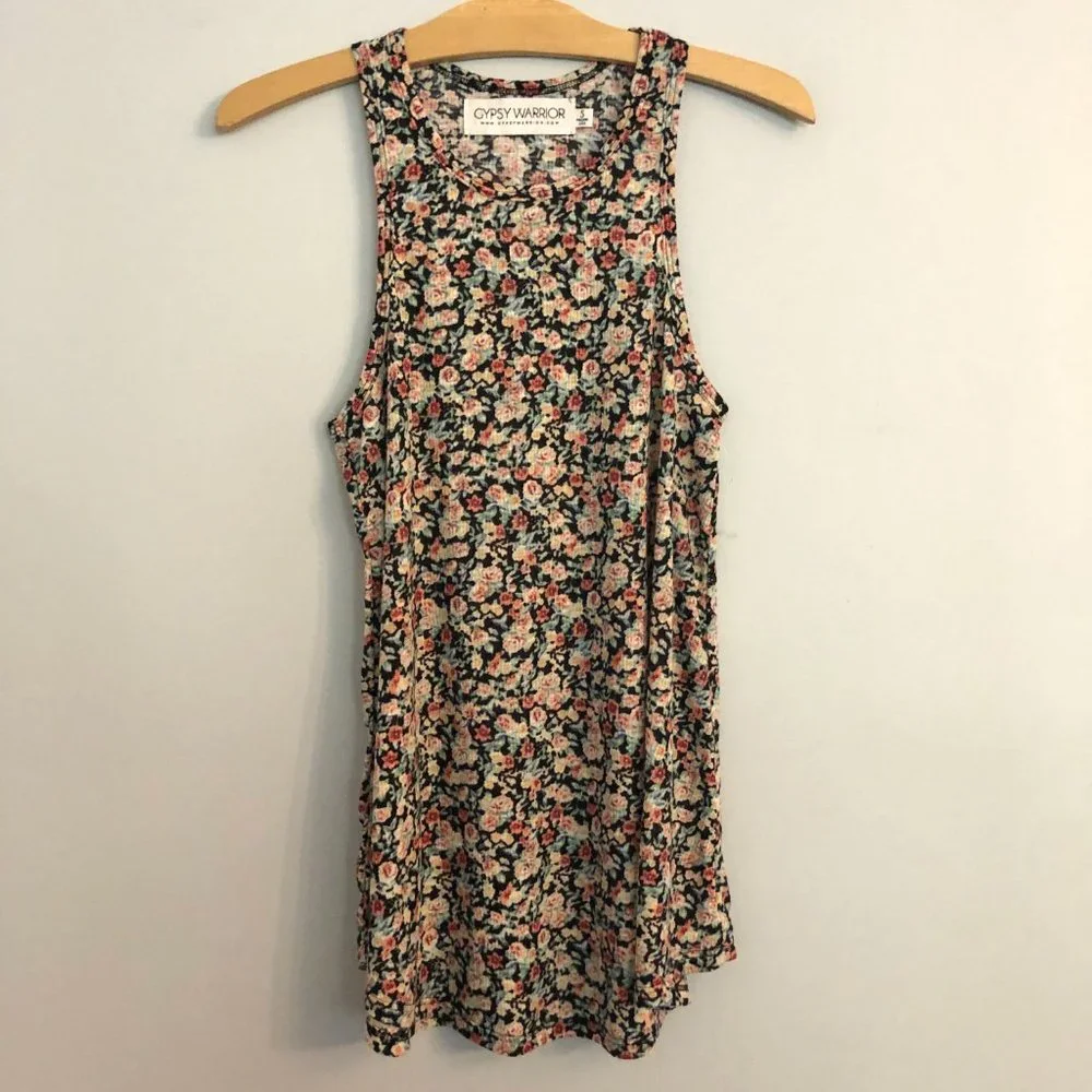 Gypsy Warrior Floral Racerback Tank - Picture 2 of 5